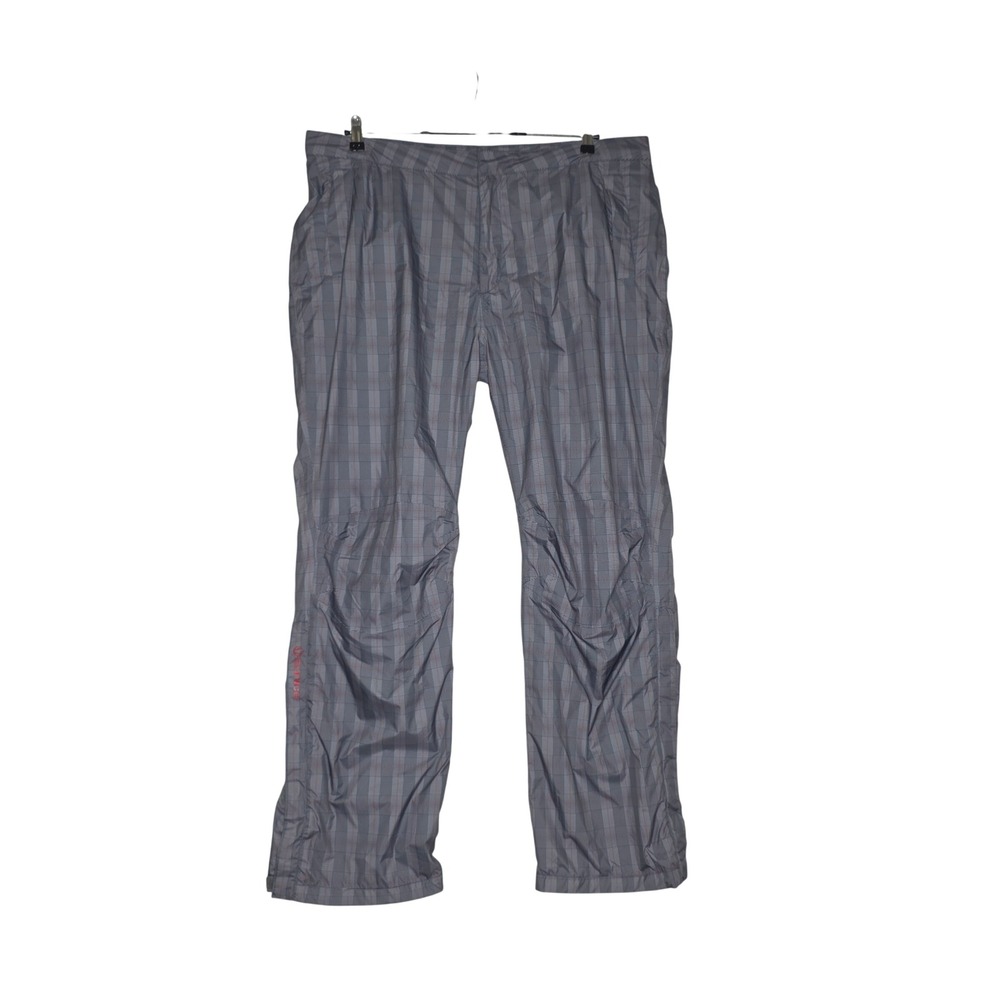Sunice Typhoon Zephal Mens XXL Grey Plaid Waterproof Breathable Golf Rain Pants